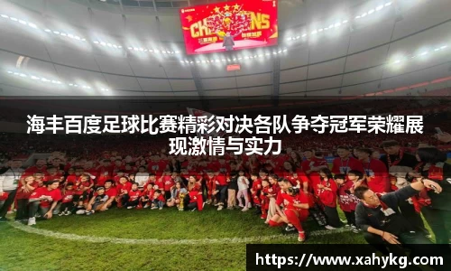 海丰百度足球比赛精彩对决各队争夺冠军荣耀展现激情与实力